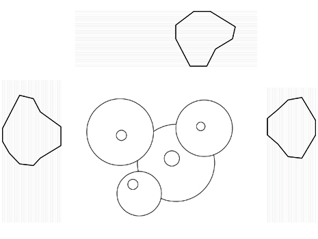 Secciones verticales maqueta